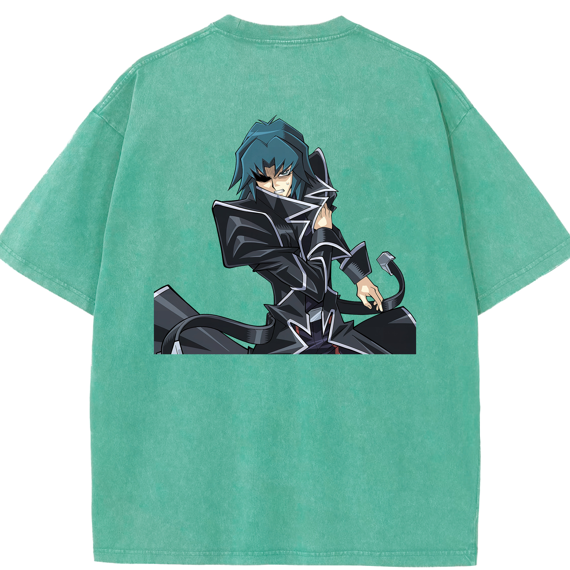 （画像用） 遊☆戯☆王 Yu-Gi-Oh! 綿100% ヴィンテージ風 半袖Tシャツ（背面プリント）